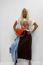t-shirt in cotone palma